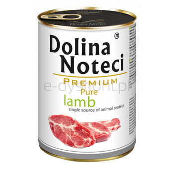 Dolina Noteci Pure mokra karma dla psów puszka dla Psa Jagnięcina 400g