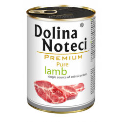Dolina Noteci Pure mokra karma dla psów puszka dla Psa Jagnięcina 400g