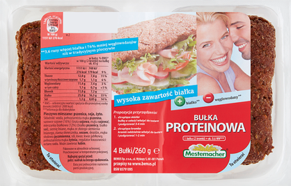 Mestemacher Bułka Proteinowa 260 G 