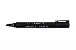 Q-Connect Marker do flipchartów okrągły, czarny