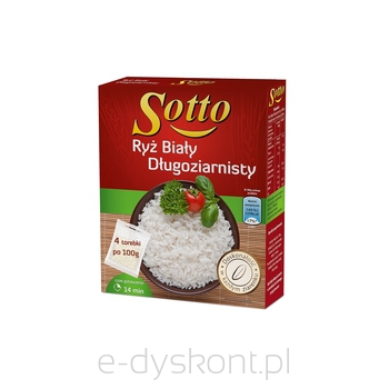 Sotto Ryż Biały Długoziarnisty 4X100G