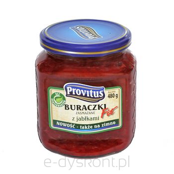 Provitus Buraczki Zasmażane Z Jabłkami 480G