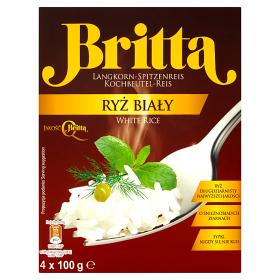 Britta Ryż Biały Długoziarnisty 4X100G