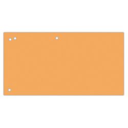 Office Products Przekładki karton, 1/3 A4, 240x105mm, 100szt., pomarańczowe