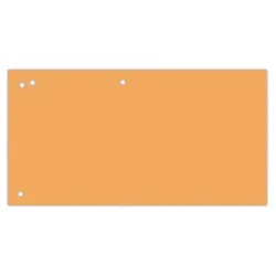 Office Products Przekładki karton, 1/3 A4, 240x105mm, 100szt., pomarańczowe