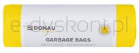 Donau Home Worki na śmieci do segregacji, plastik (LDPE), 120l, 10 szt., żółte - 2