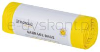 Donau Home Worki na śmieci do segregacji, plastik (LDPE), 120l, 10 szt., żółte - 3