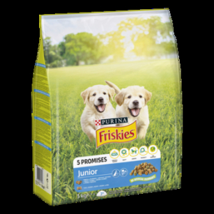 Friskies Junior Z Kurczakiem I WarzywamiZ Mlekiem 3Kg