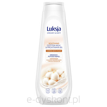 Luksja Płyn Do Kąpieli Creamy Soft Kremowy Mleczko Bawełniane I Prowitamina B5 900 Ml