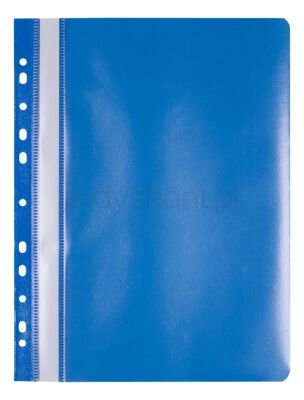 Office Products Skoroszyt, Pp, A4, Miękki, 100/170Mikr., Wpinany, Niebieski