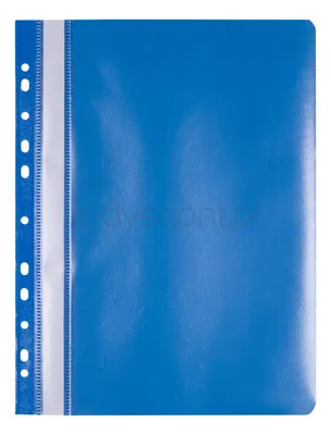 Skoroszyt Office Products, Pp, A4, Miękki, 100/170Mikr., Wpinany, Niebieski