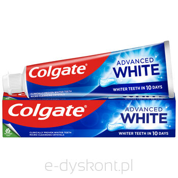 Colgate Pasta Do Zębów Advanced White Wybielająca Z Fluorem 125 Ml