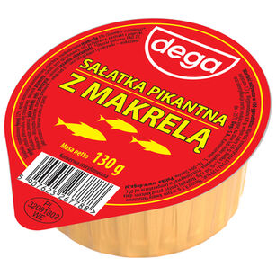 Dega Sałatka Pikantna Z Makrelą 130G