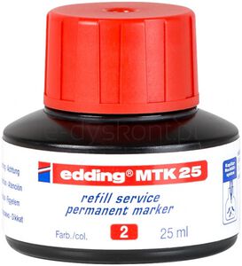 Edding Tusz do uzupełniania markerów permanentnych e-MTK 25 czerwony