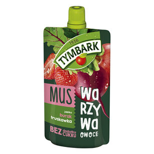 Tymbark Mus Jabłko Burak Truskawka 100 G