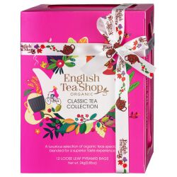 English Tea Shop Zestaw Herbatek Piramidki Różowe  (12X2) Bio 24 G