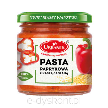 Urbanek Pasta Paprykowa Z Kaszą Jaglaną 180G 