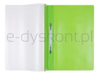 Office Products Skoroszyt, Pp, A4, Miękki, 100/170Mikr., Wpinany, Jasnozielony - 2