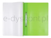 Office Products Skoroszyt, Pp, A4, Miękki, 100/170Mikr., Wpinany, Jasnozielony - 2