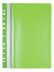 Office Products Skoroszyt, Pp, A4, Miękki, 100/170Mikr., Wpinany, Jasnozielony