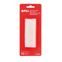 Apli Klej termotopliwy 7,5mm, 10szt., transparentny