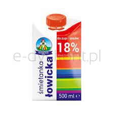 Łowicz Śmietanka UHT18% 500Ml 