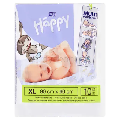 Podkład Higieniczny Do Przewijania Bella Baby Happy 60X90 10 Szt.