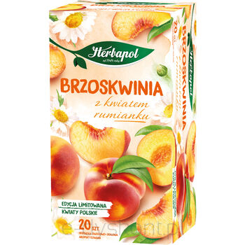 Herbapol Herbatka Owocowa Brzoskwinia Z Rumiankiem (20 Torebek X 2,3G) 46G