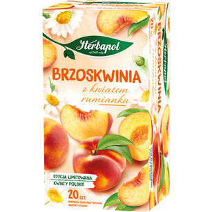 Herbapol Herbatka Owocowa Brzoskwinia Z Rumiankiem (20 Torebek X 2,3G) 46G