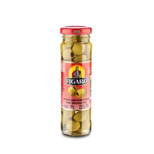 Figaro Hiszpańskie Oliwki Zielone Drylowane Pasteryzowane 142G/70G 