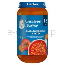 Gerber Zupka pomidorowa z ryżem 250g