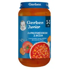 Gerber Zupka pomidorowa z ryżem 250g