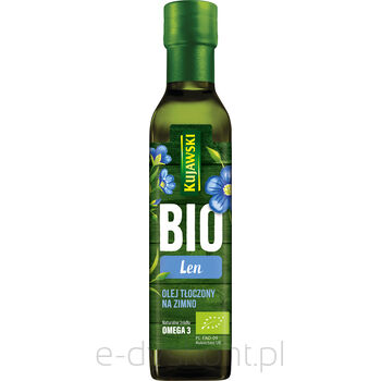 Kujawski Bio Olej Z Lnu Tłoczony Na Zimno 250 Ml