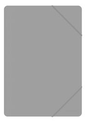 Office Products Teczka z gumką, A4, PP, 500mikr., 3-skrz., szara