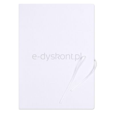 Office Products Teczka Wiązana Premium, Karton, A4, 350Gsm, 3-Skrz., Biała