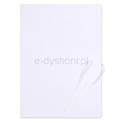 Teczka Wiązana Office Products Premium, Karton, A4, 350Gsm, 3-Skrz., Biała