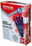 Office Products Marker permanentny okrągły, 1-3mm (linia), niebieski  - 2
