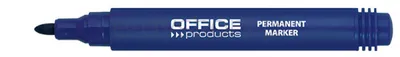 Office Products Marker permanentny okrągły, 1-3mm (linia), niebieski 