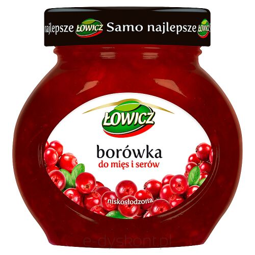 Łowicz Borówka Do Mięs I Serów 230 G