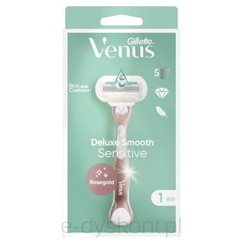 Gillette Maszynka Do Golenia Venus Deluxe Smooth Sensitive Rosegold 1 Szt.