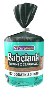 Babcianki Owsiane Z Czarnuszką Bez Dodatku Cukrów 100 G - Naturavena [BIO]