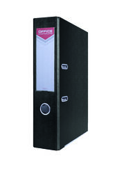 Office Products Segregator Officer z szyną, PP, A4/75mm, czarny