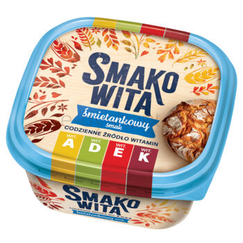 Smakowita śmietankowy smak 450 g. Margaryna półtłusta