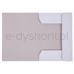 Office Products Teczka Z Gumką Budget, Karton, A4, 250Gsm, 3-Skrz., Biała - 2