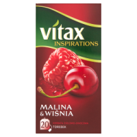 Vitax Herbata Inspiracje MalinaWiśnia 20 Torebek X 2G