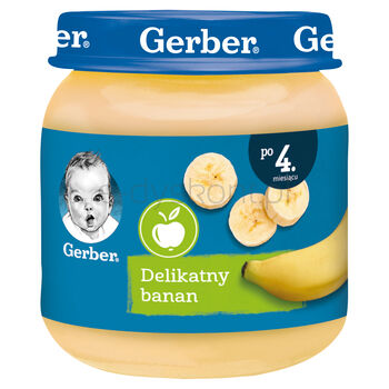 Gerber DeSerekDelikatny Banan Po 4 Miesiącu 125 G