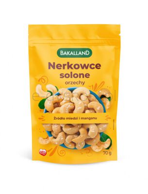 Bakalland Orzechy Nerkowca Lekko Solone 70Gr