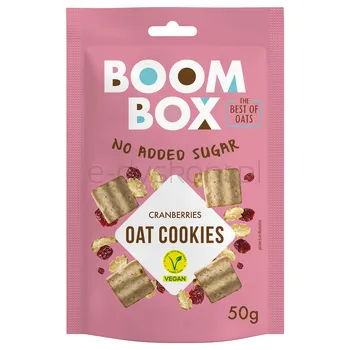Boom Box Ciasteczka owsiane z żurawiną 50 g