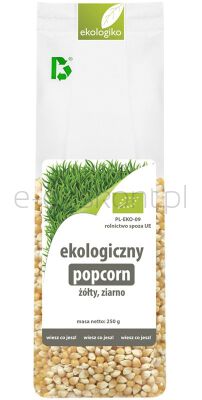 Ekologiko Popcorn (ziarno kukurydzy żółtej) BIO 250 g