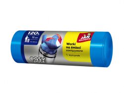 Jan Niezbędny Worki Easy-Pack 120l, 15szt., niebieskie